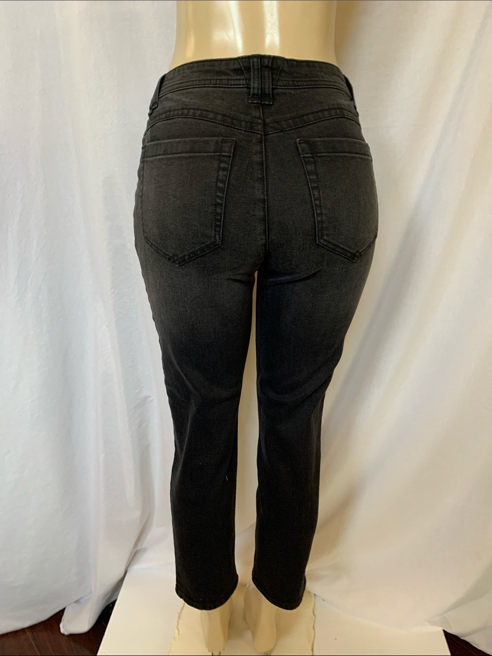 DEMOCRACY Women's Vintage Black Wash Size 6 High-Rise Skinny Jeans NWOT - Picture 6 of 8